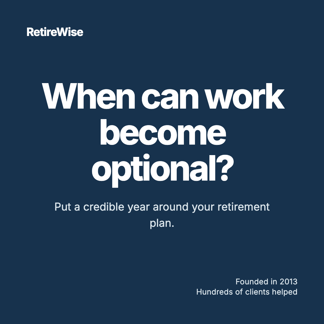 Retirement date statement ad creative